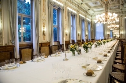 cena di gala tavolo imperiale